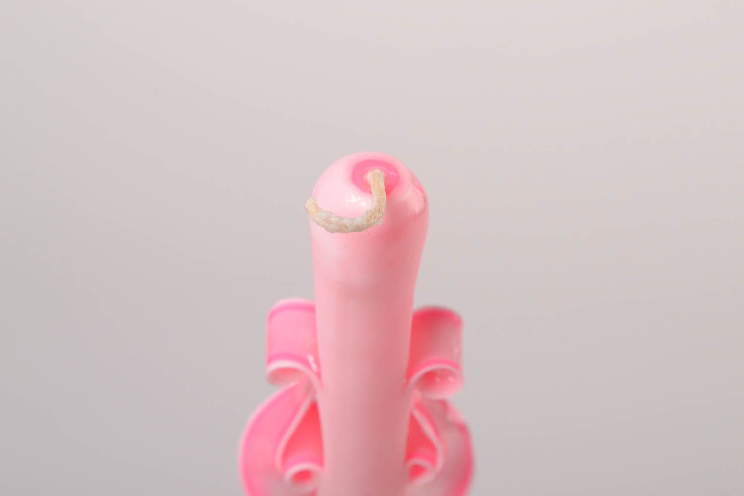 Розовые свечи ручной работы парафиновые свечи необычный подарок 2 штуки фото 3