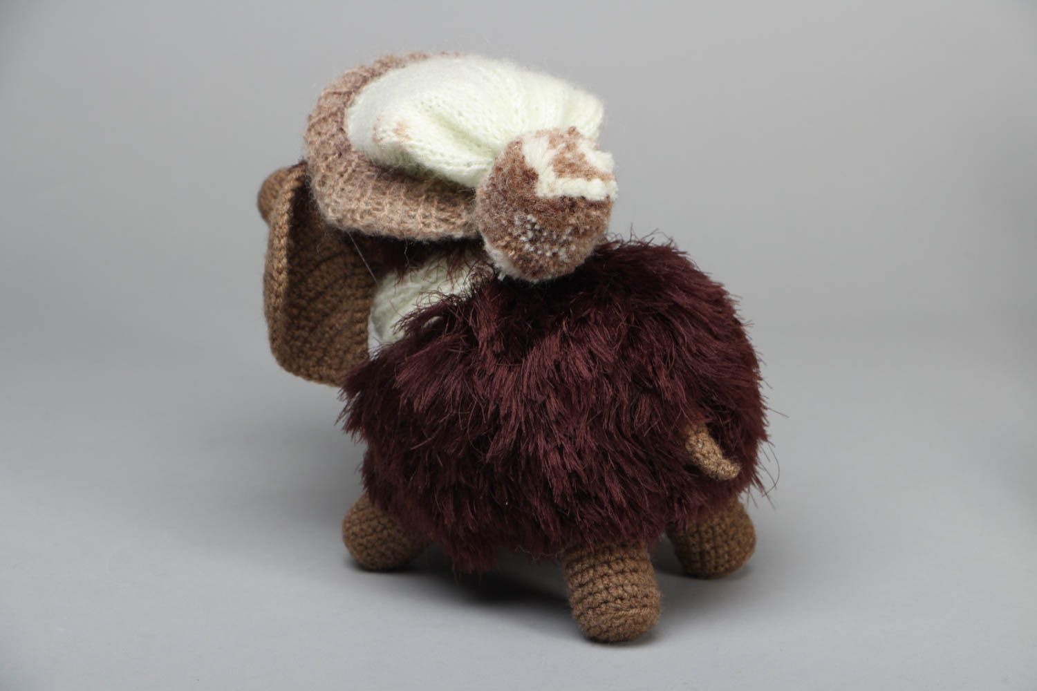 Soft crochet toy Baby Mammoth photo 3