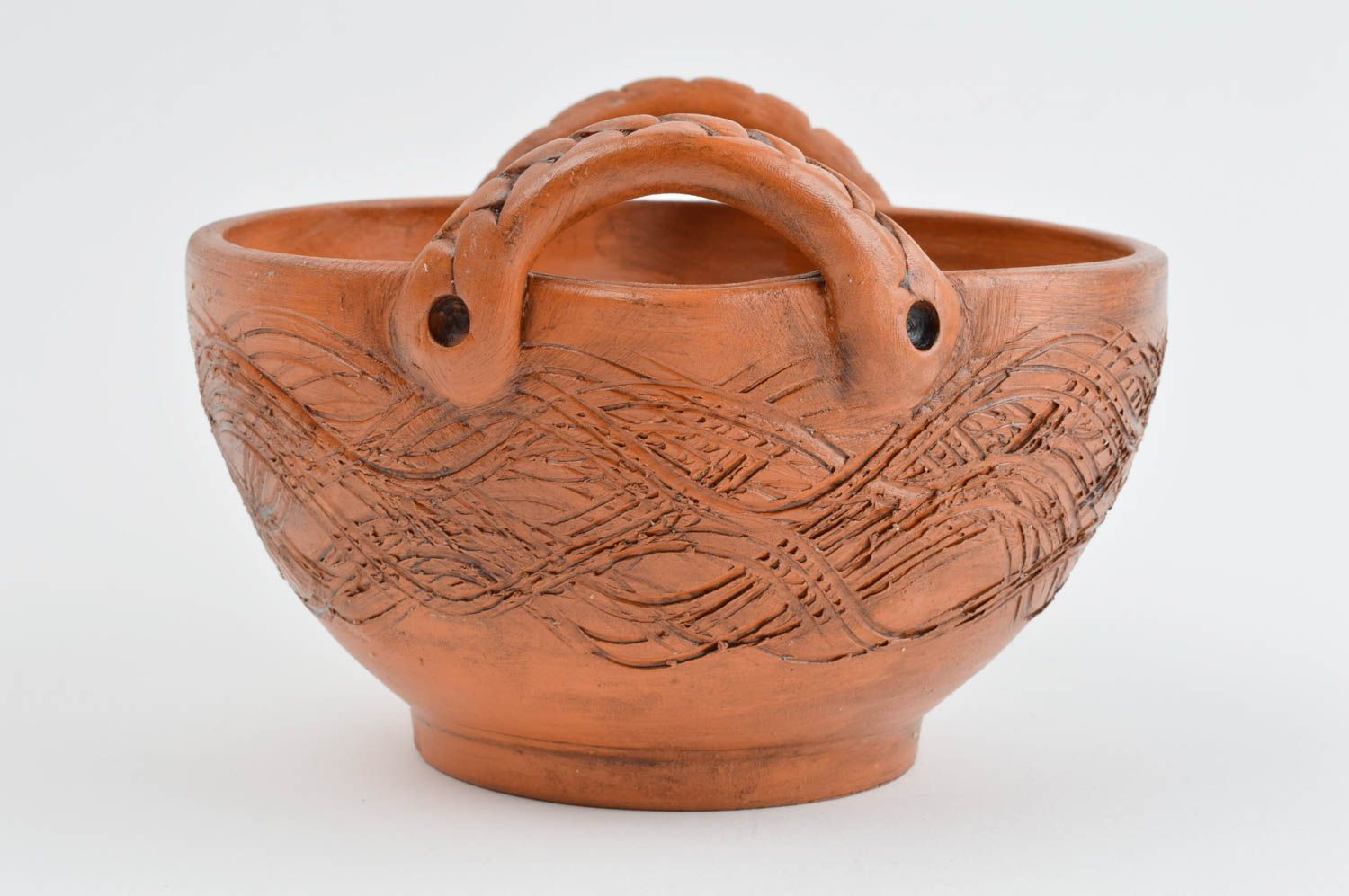 Handmade ceramic cachepot flower pot design home goods decorative use only photo 3