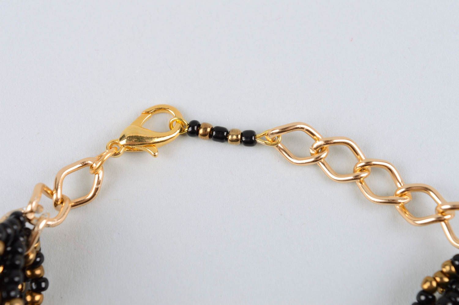 Unusual handmade beaded necklace beaded bracelet designs artisan jewelry set photo 5