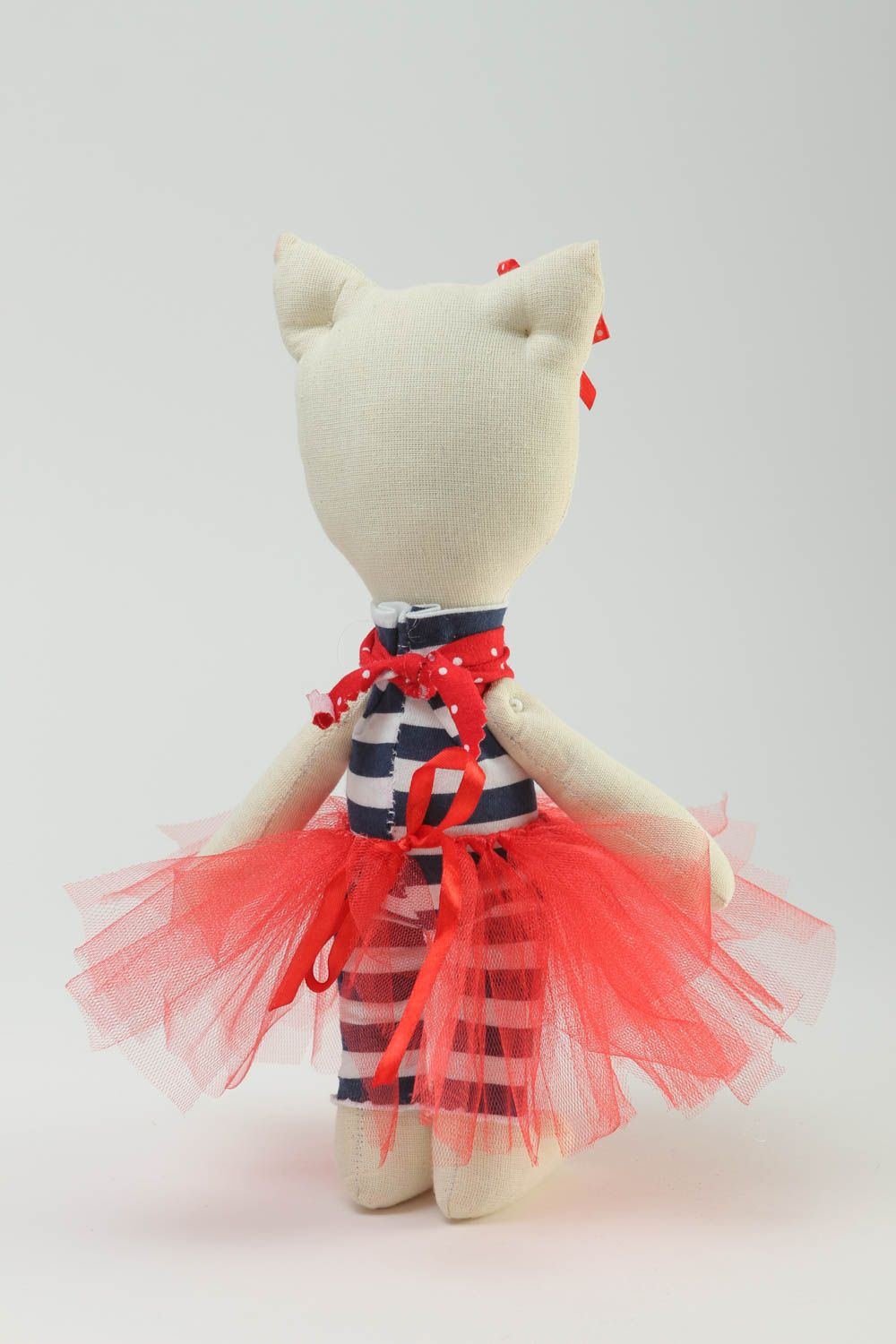 Juguete artesanal muñeca de peluche decorativa regalo original para niña foto 4
