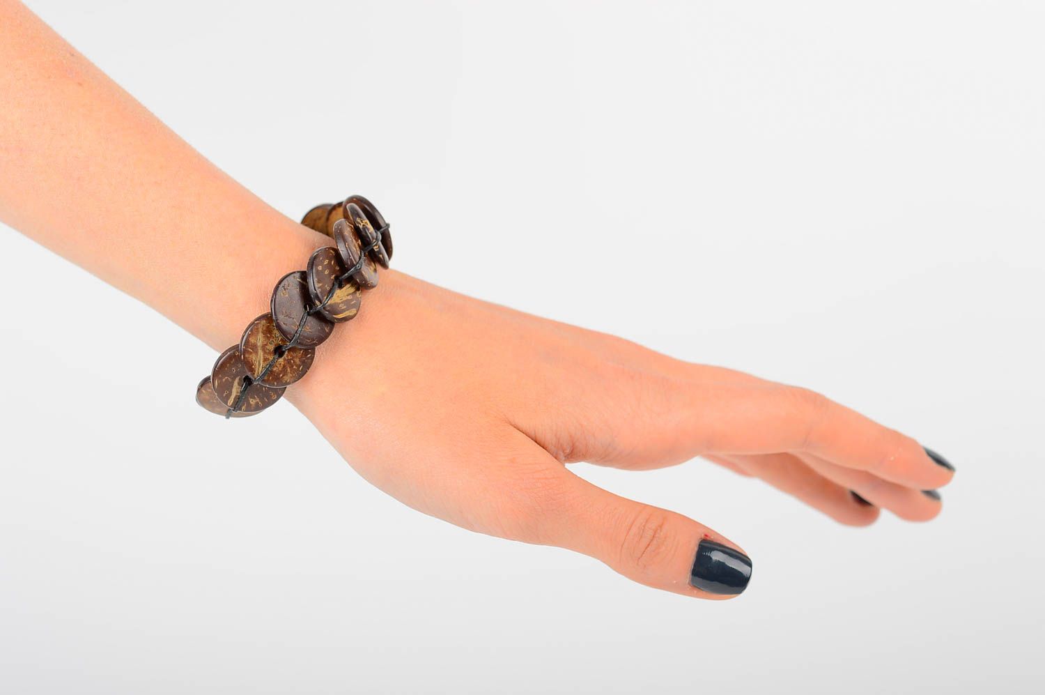 Handmade Schmuck Holz Armband Accessoire für Frauen cooles Armband Geschenk foto 1