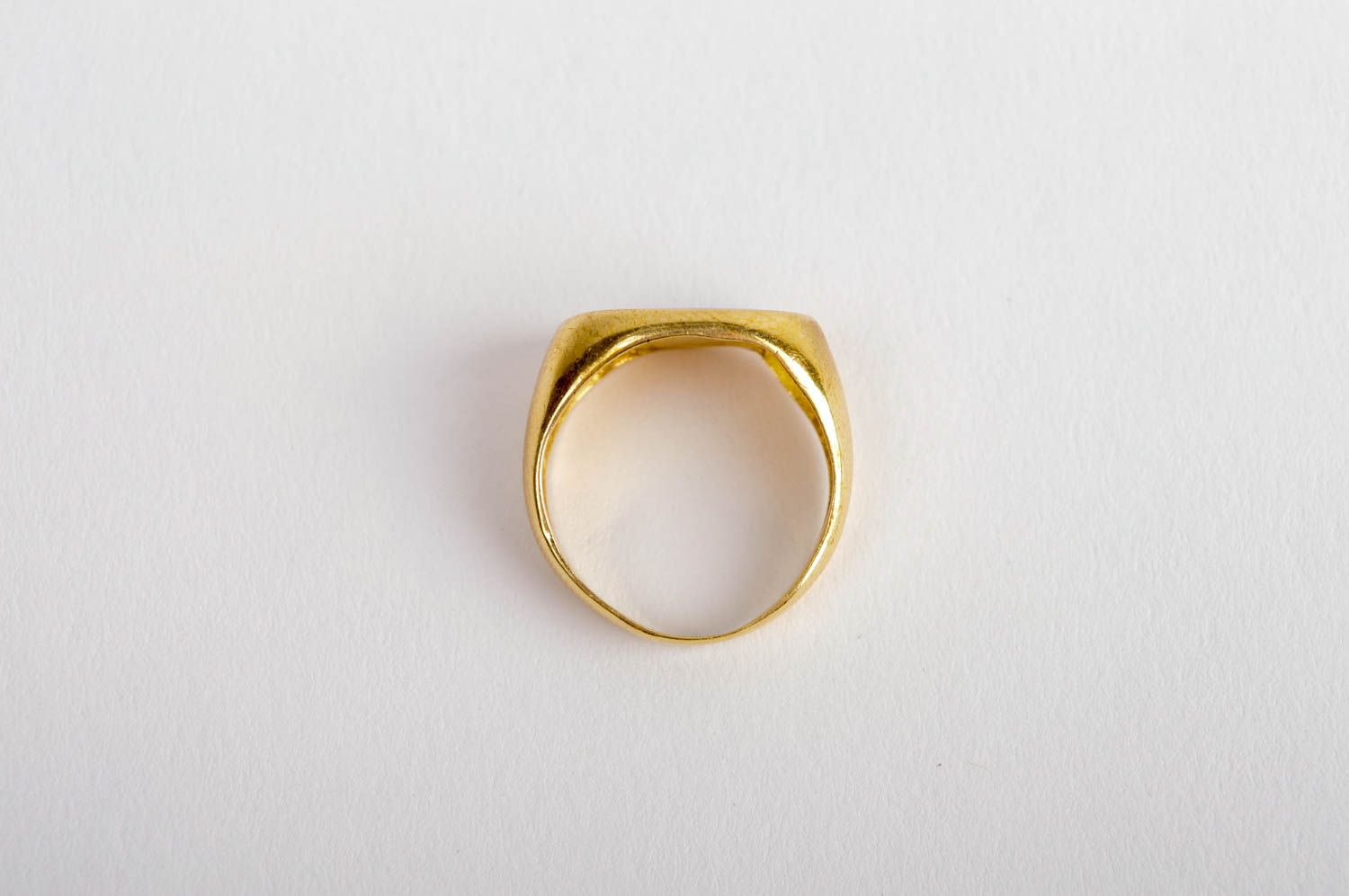 Кольцо ручной работы женский перстень металлическое украшение перстень с эмалью фото 5