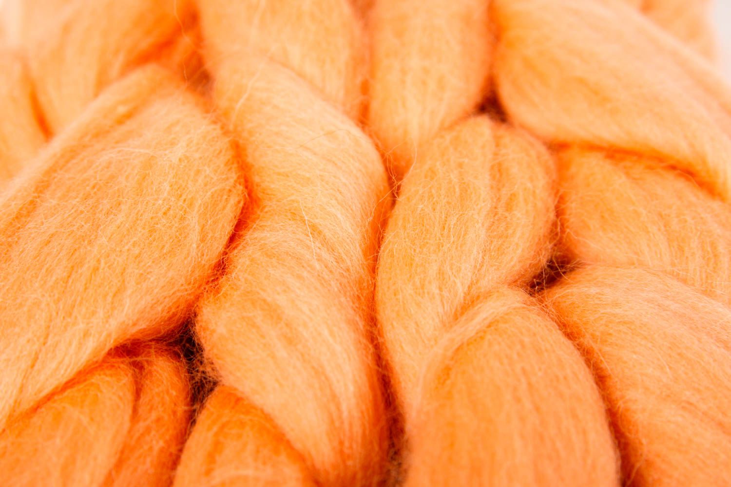 Шарф снуд ручной работы шарф хомут оранжевый вязаный шарф красивый стильный фото 5