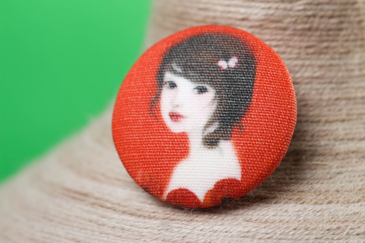 Handmade stylish vintage button unusual fittings for clothes cute accessories photo 1