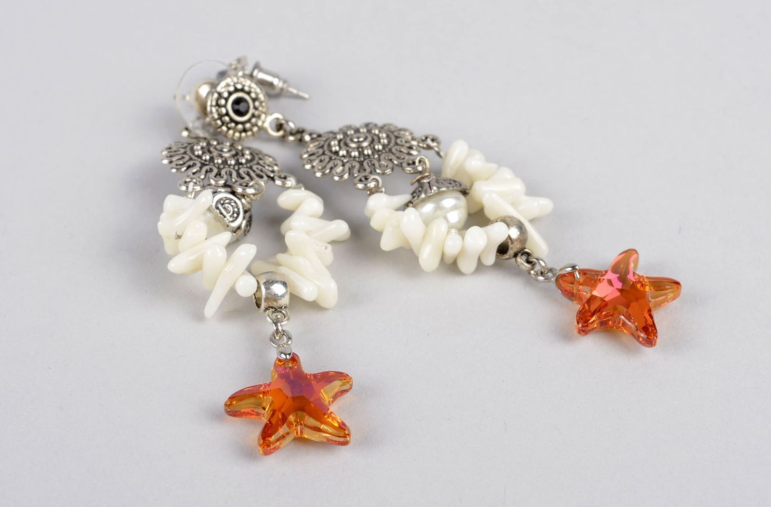 Handmade stone earrings unusual earrings for women gift ideas unusual jewelry photo 4