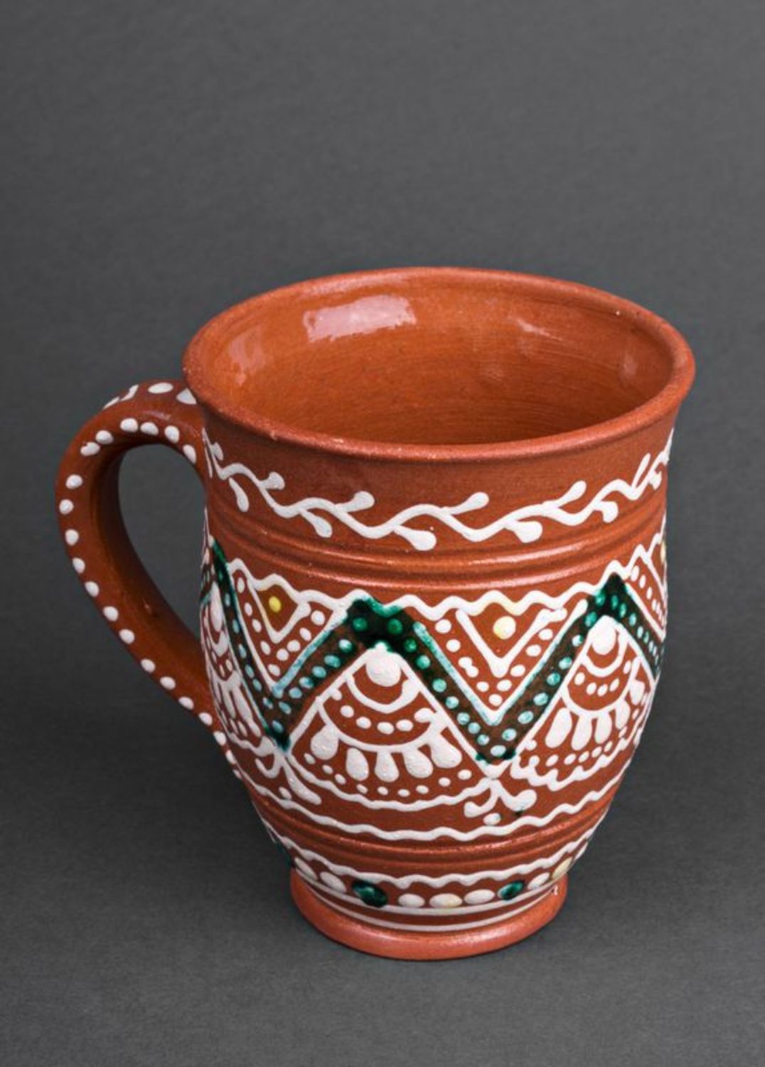 Decorative ceramic mug photo 1