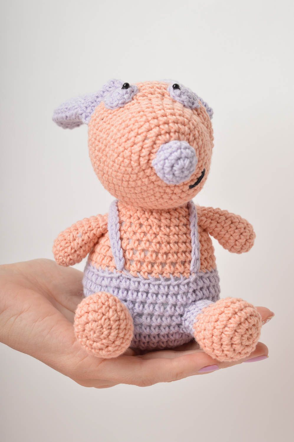 Juguete tejido a crochet hecho a mano muñeco de ganchillo regalo original foto 5