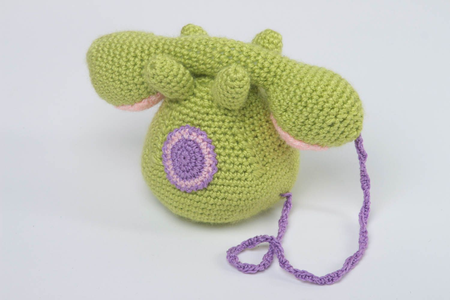 Handmade crocheted toy for children nursery decor stuffed toy for babies photo 2