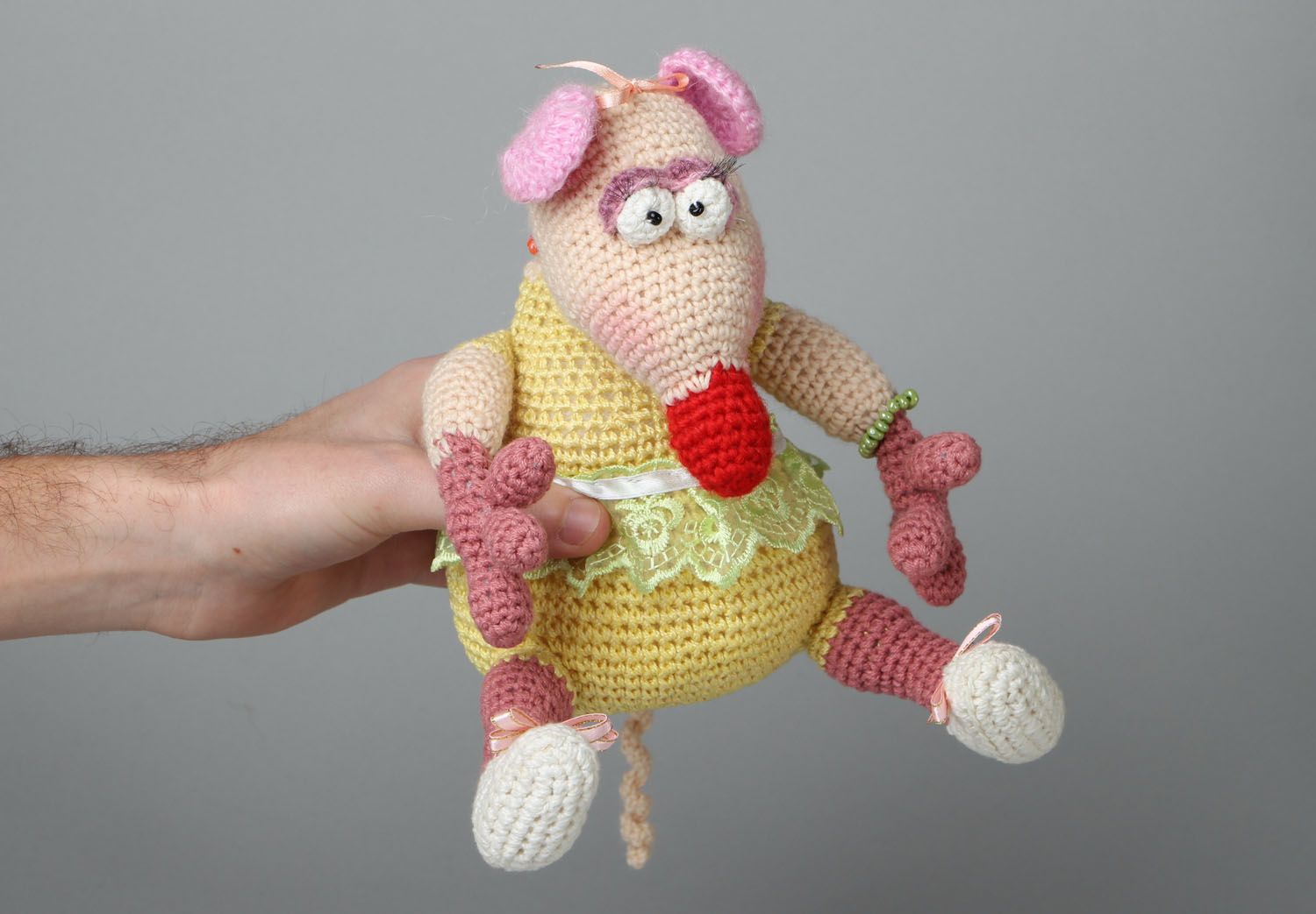 Handmade crocheted toy  photo 4