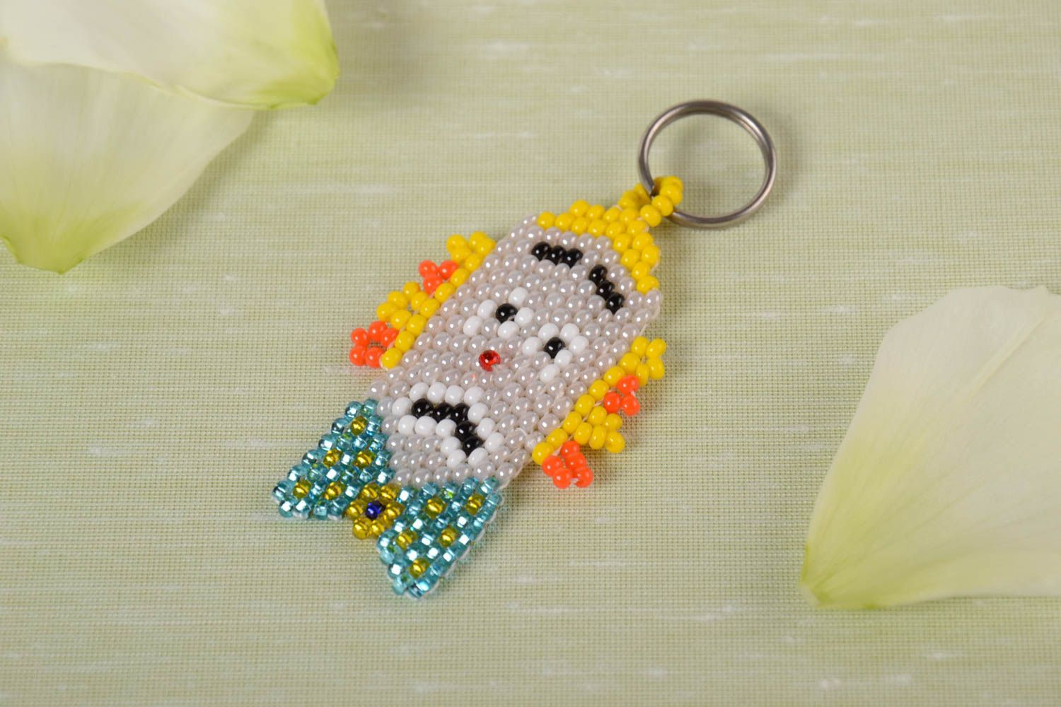Handmade funny keychain designer cute accessory stylish unusual souvenir photo 1