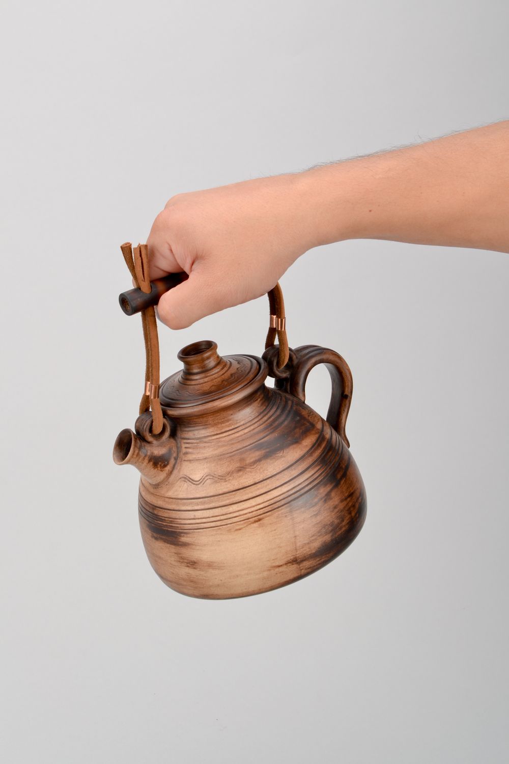 Глиняный чайник для заварки фото 2