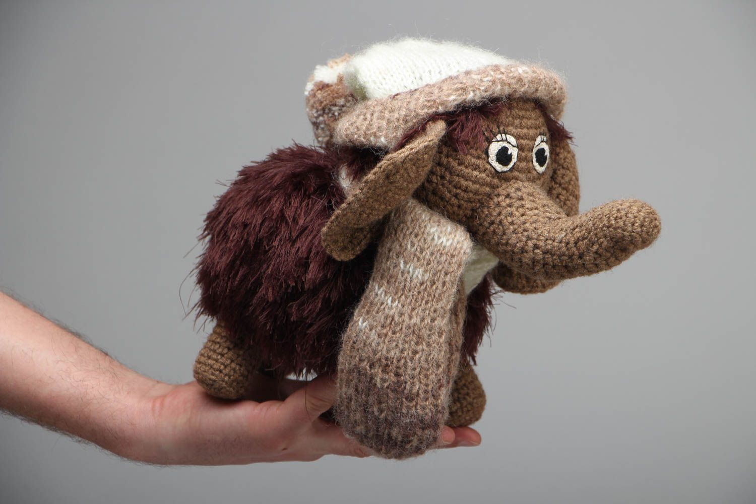 Soft crochet toy Baby Mammoth photo 4