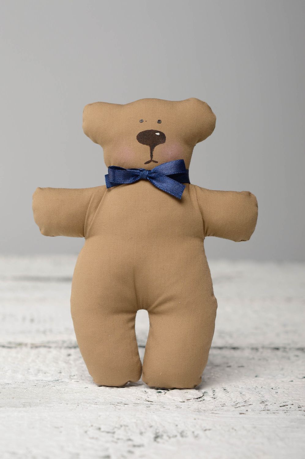 Handmade soft toy Beige Bear photo 1