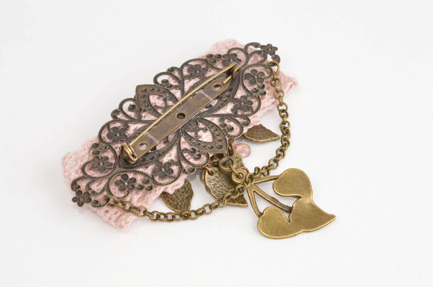 Vintage brooch handmade jewelry designer brooch exclusive brooch designer brooch photo 4