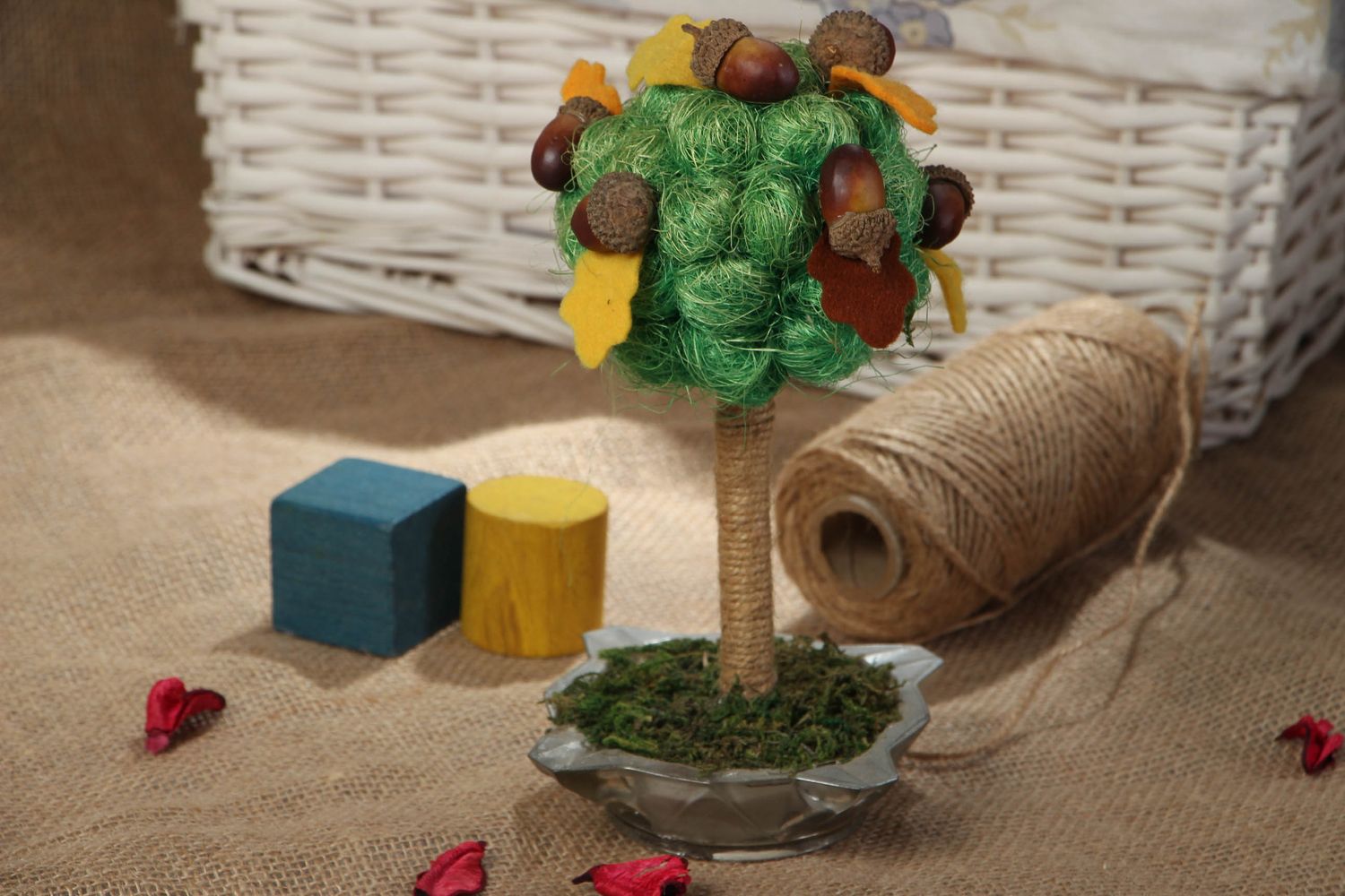 Handmade Topiary aus Textil  foto 5