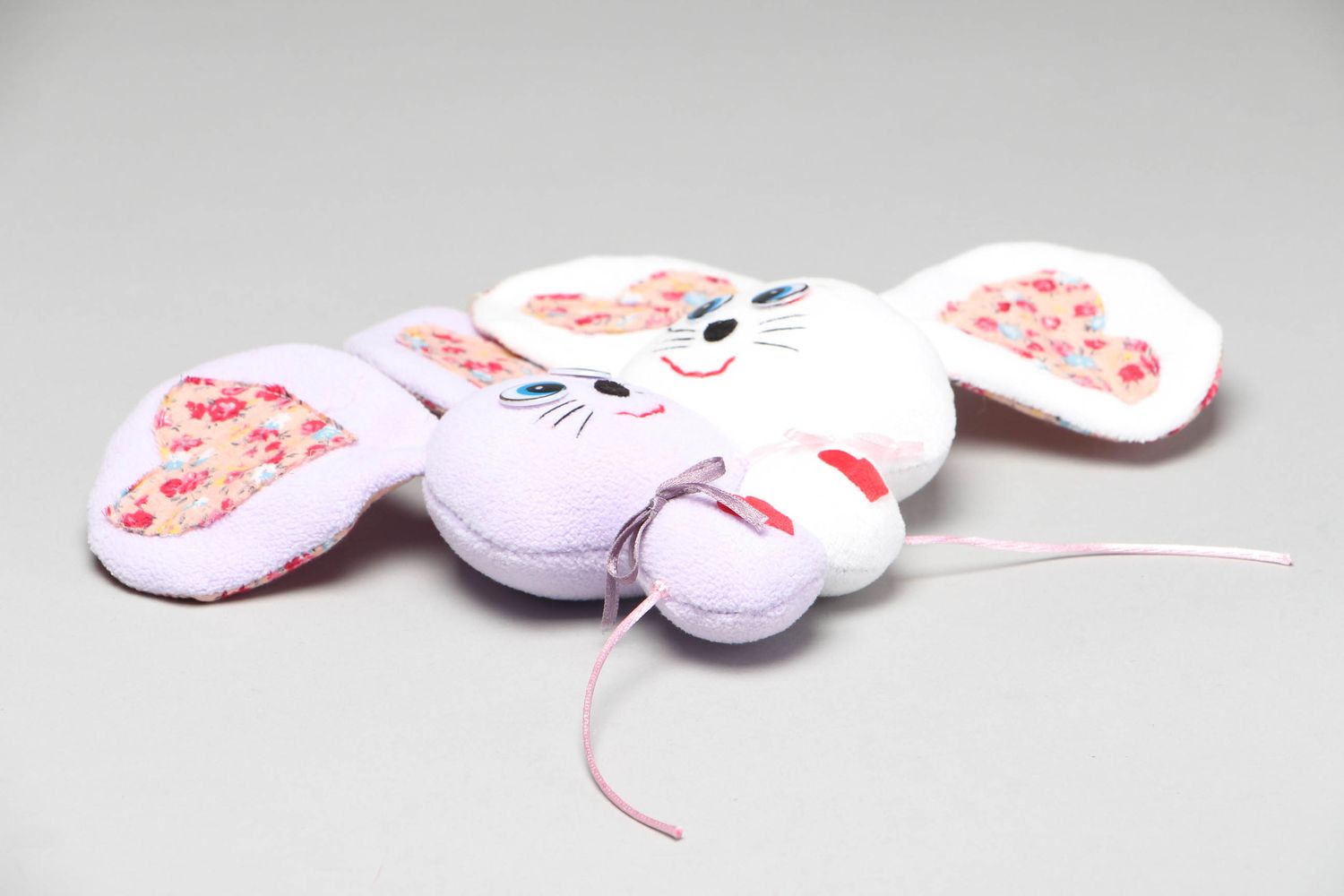 Handmade soft toy Mice in Love photo 3