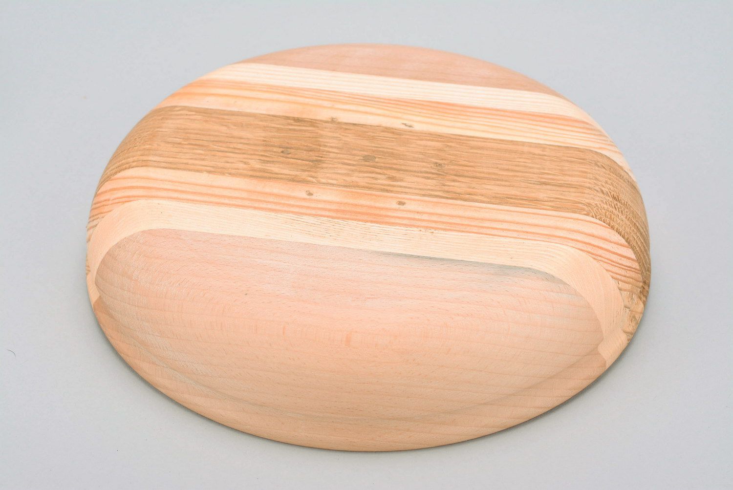 Деревянная тарелка для сухих продуктов фото 2