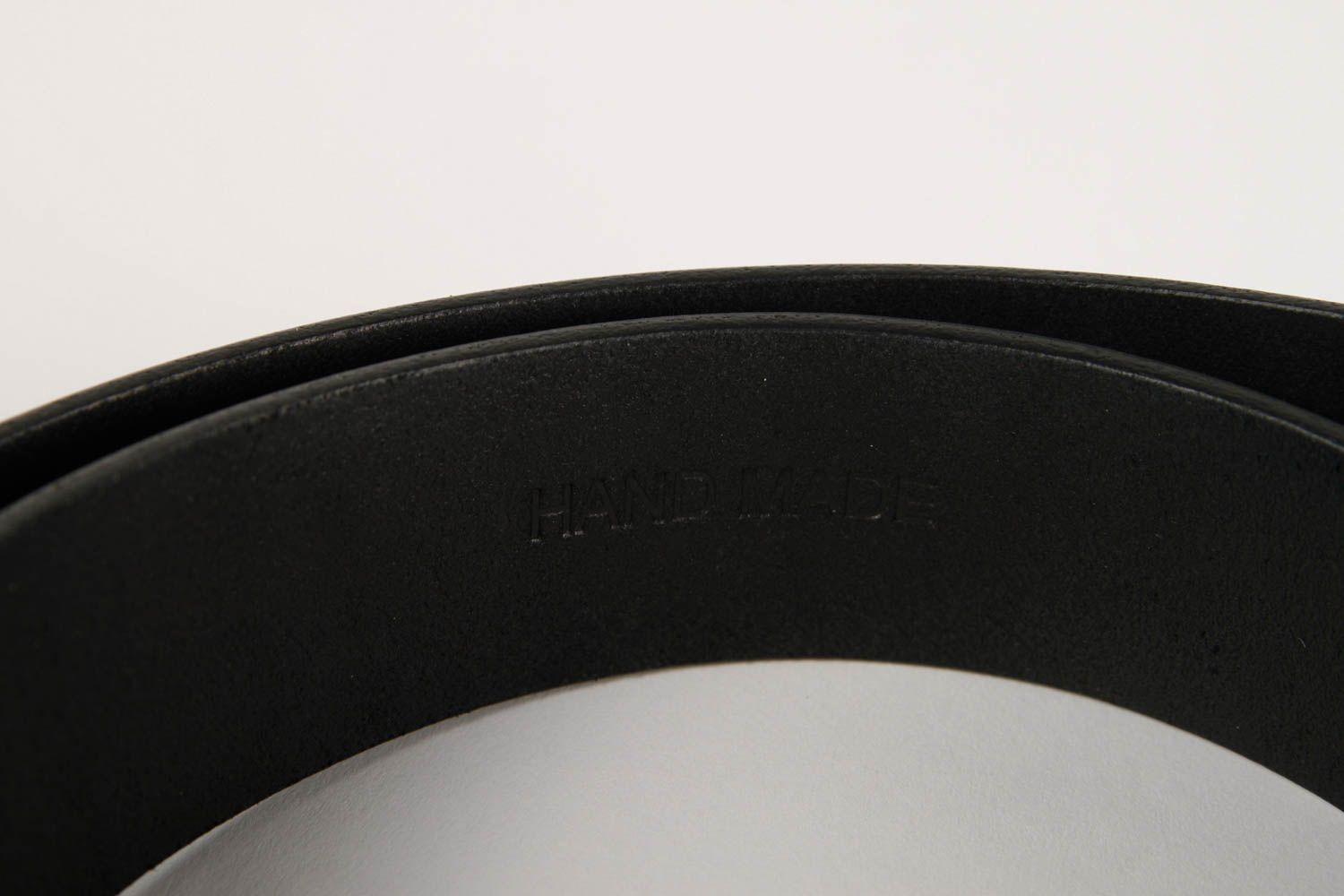 Handmade leather belt unusual belt for men designer belt handmade accessory photo 5