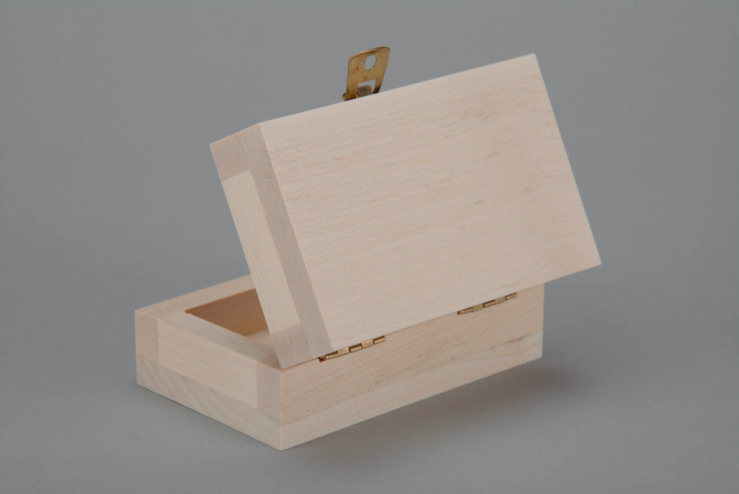 Handmade Roh-Holzschatulle für Dekorierung foto 2