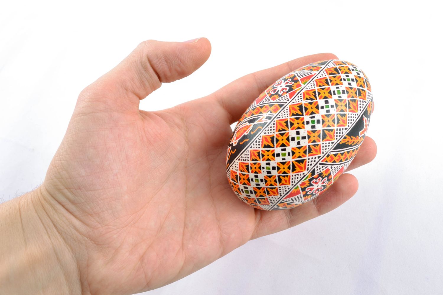 Декоративное яйцо ручной работы с росписью  фото 2