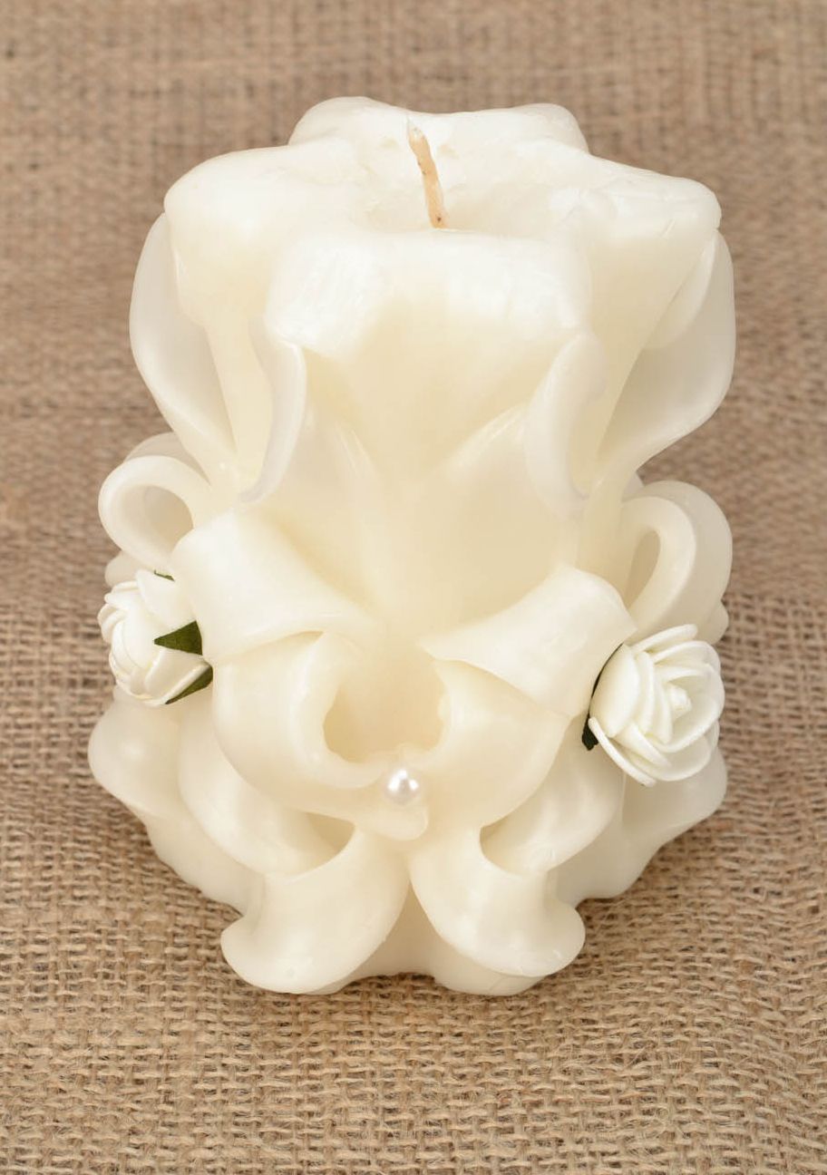 Wedding handmade candle  photo 1