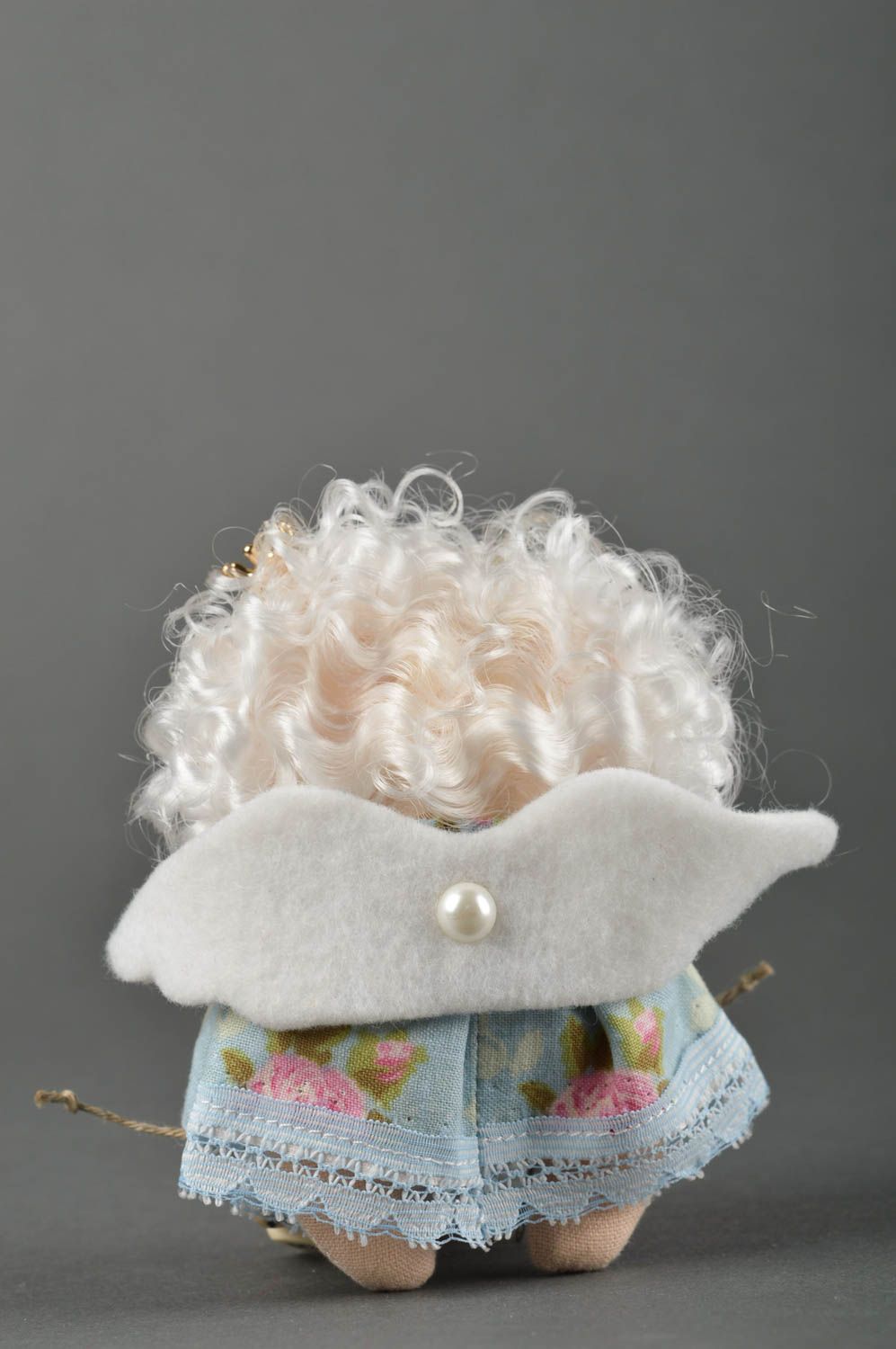 Кукла ручной работы декор для дома тряпичная кукла очаровательный ангел фото 5