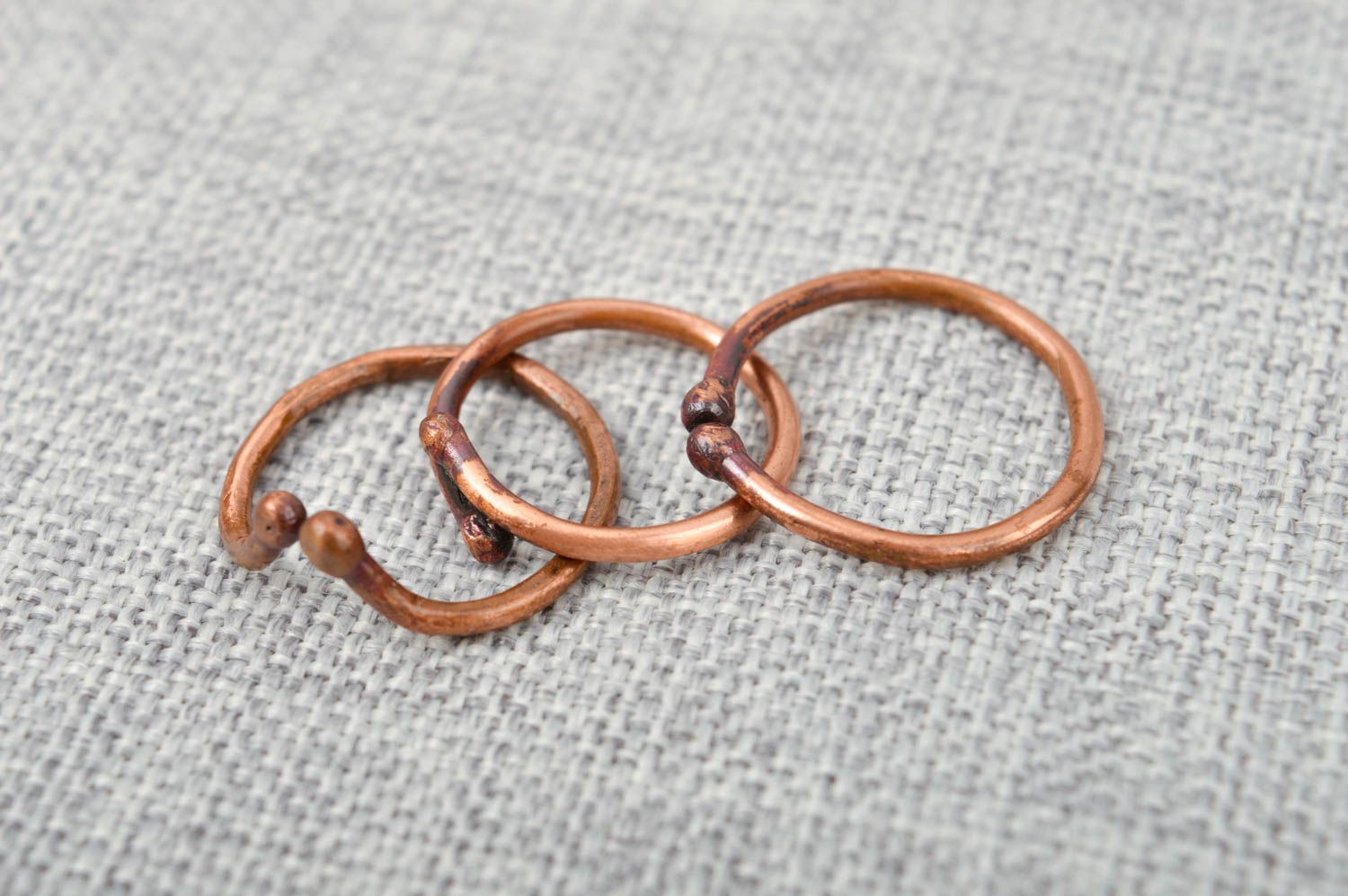 Кольца ручной работы женские кольца украшения из меди металлические украшения фото 2