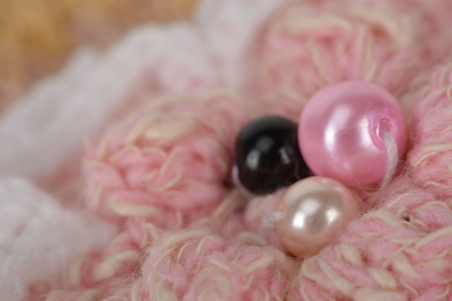 Haarband mit Blumen Accessoires für Haare handgemachter Schmuck  rosa weiß schön foto 5