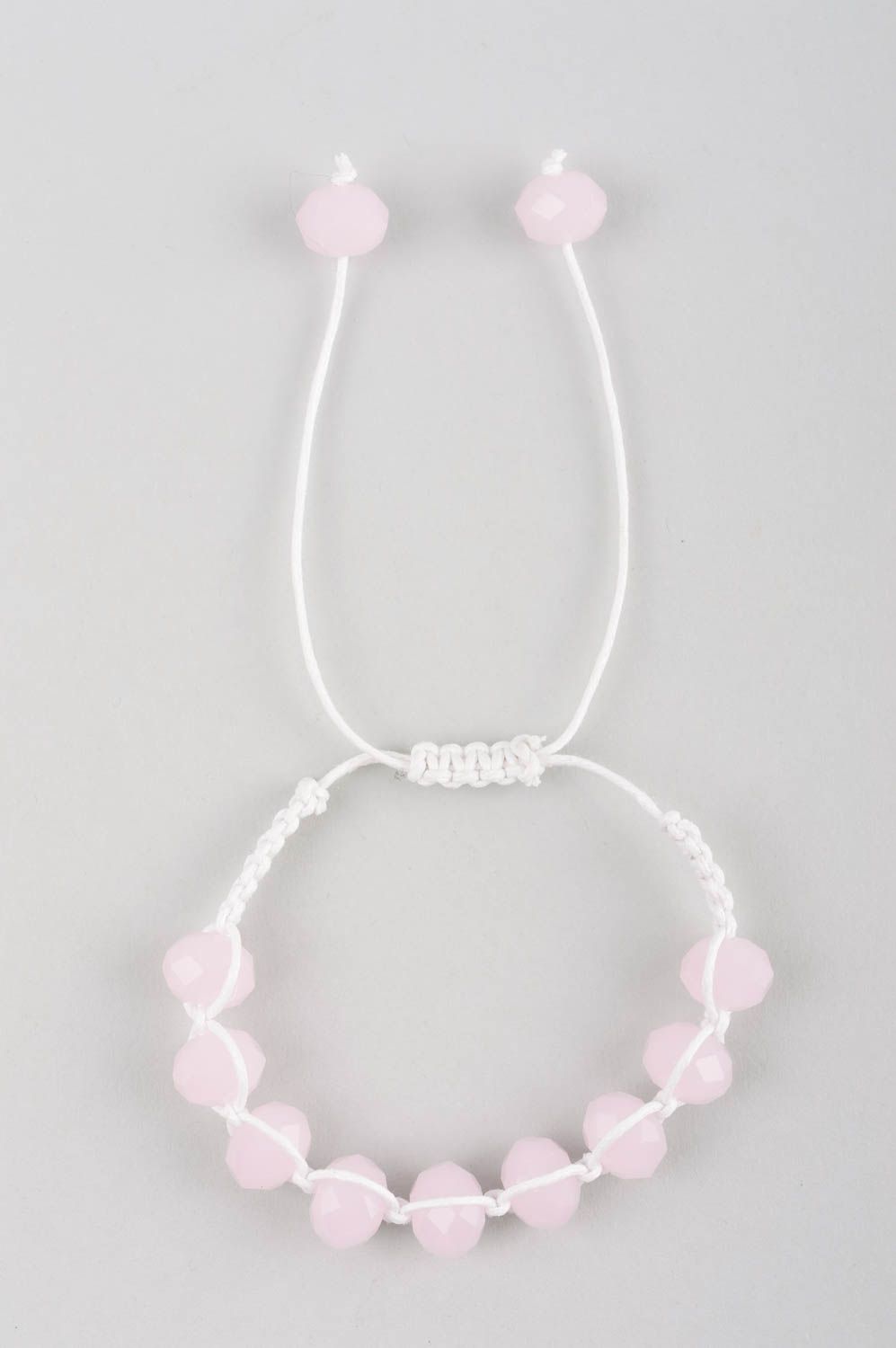 Handmade woven cord bracelet plastic bead bracelet fashion trends small gifts photo 3