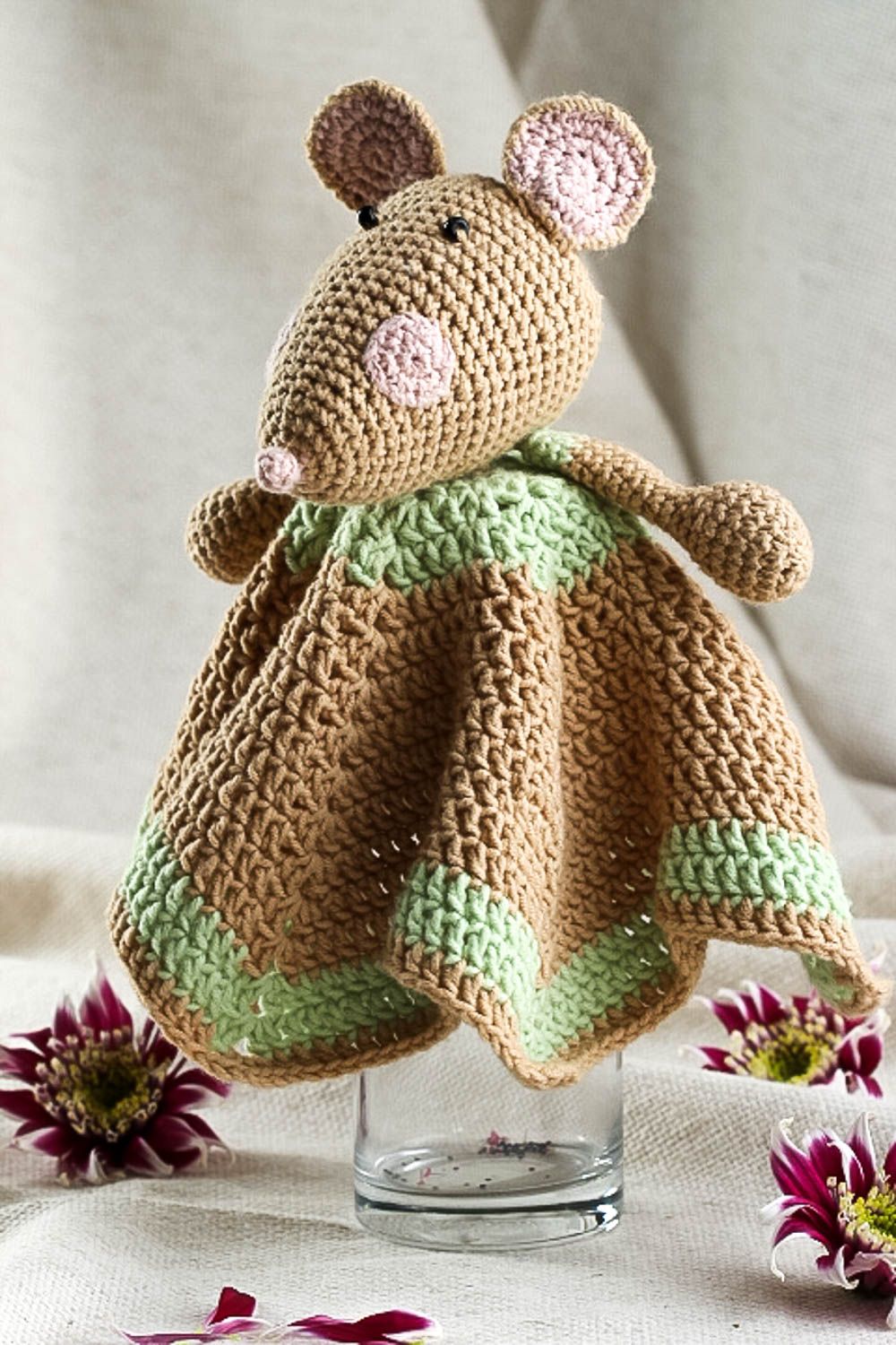 Handmade crocheted toy for babies nursery decor ideas stuffed toy for children photo 1