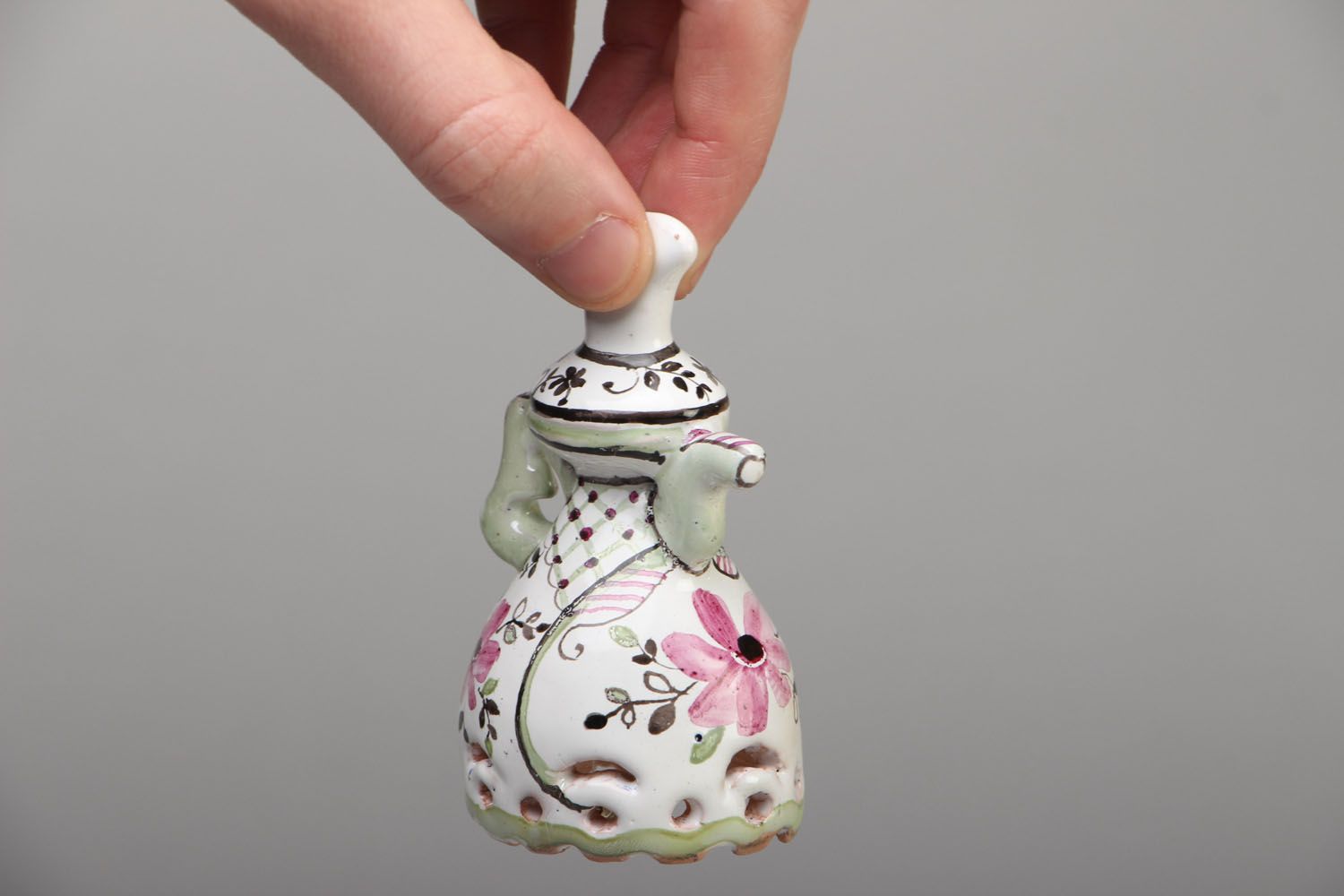 Interesting ceramic bell photo 4