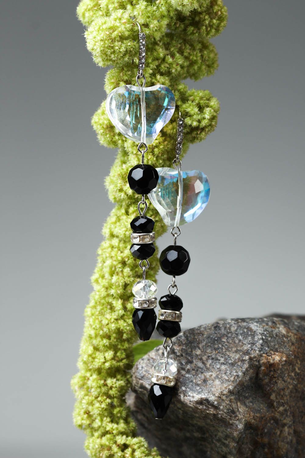 Handmade earrings designer accessory unusual gift metal earrings gift ideas photo 1