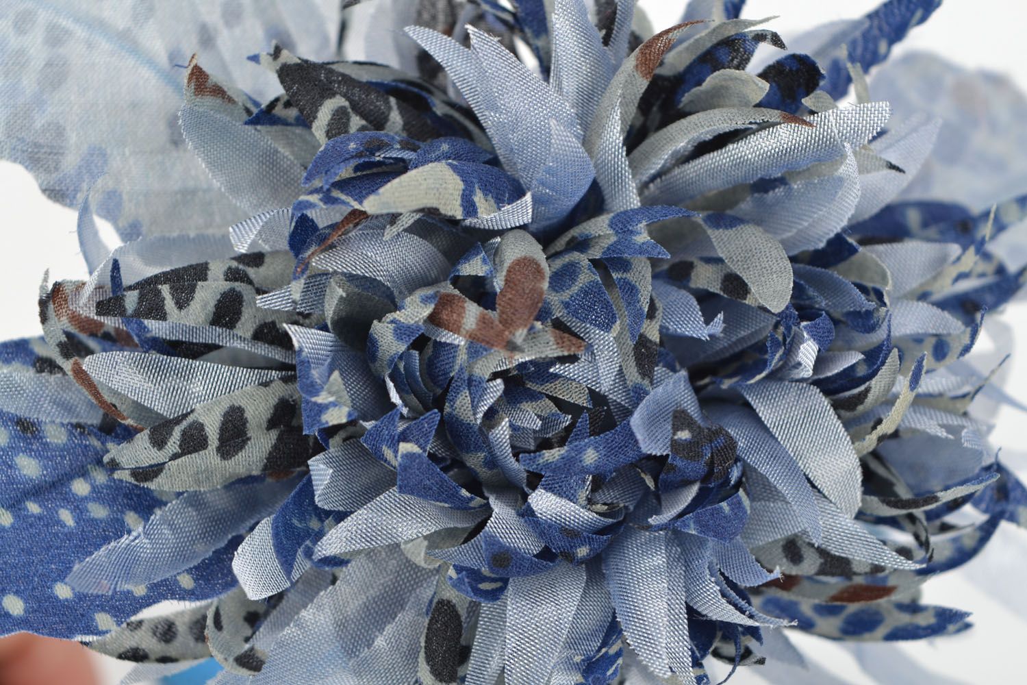 Homemade flower headband Blue Ash photo 4