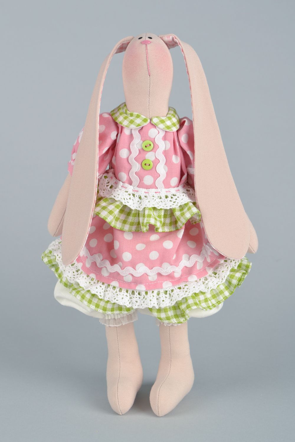 Designer Stofftier Hase foto 3