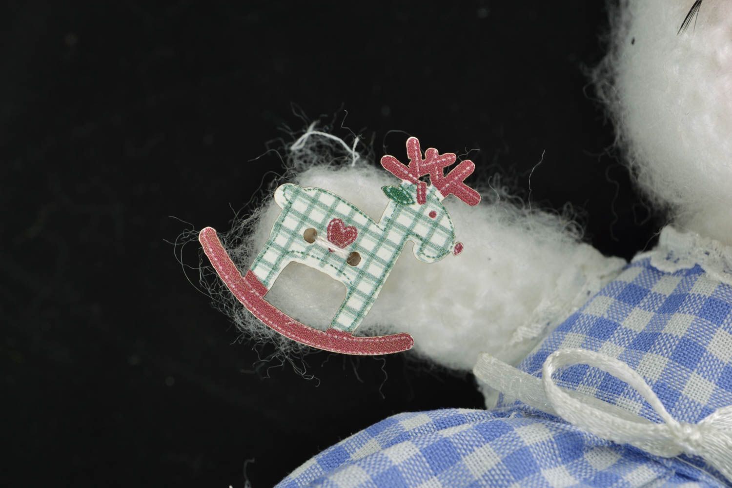 Crochet toy hare photo 2