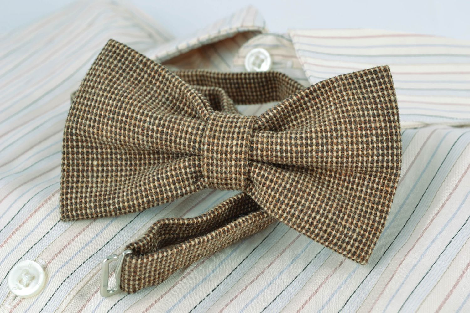 Stylish cotton bow tie photo 1