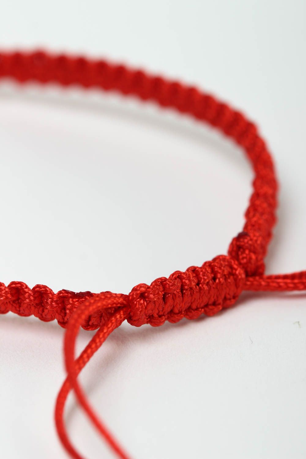 Handmade Schmuck Armband exklusiver Schmuck rotes Armband Geschenk für Frauen  foto 4