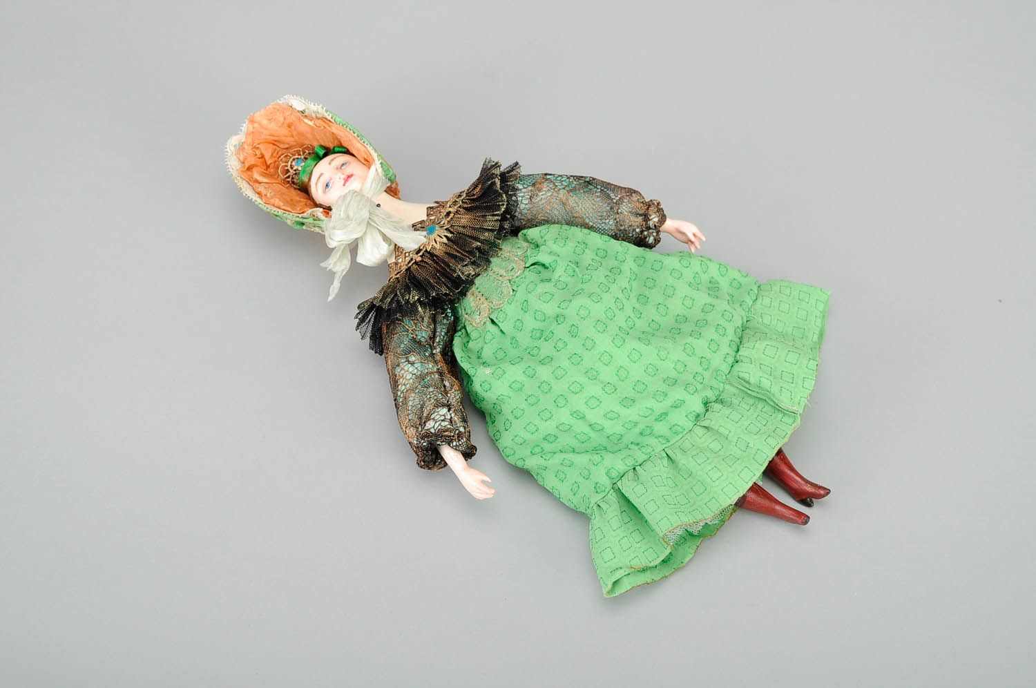 Авторская будуарная кукла Первый выход фото 3