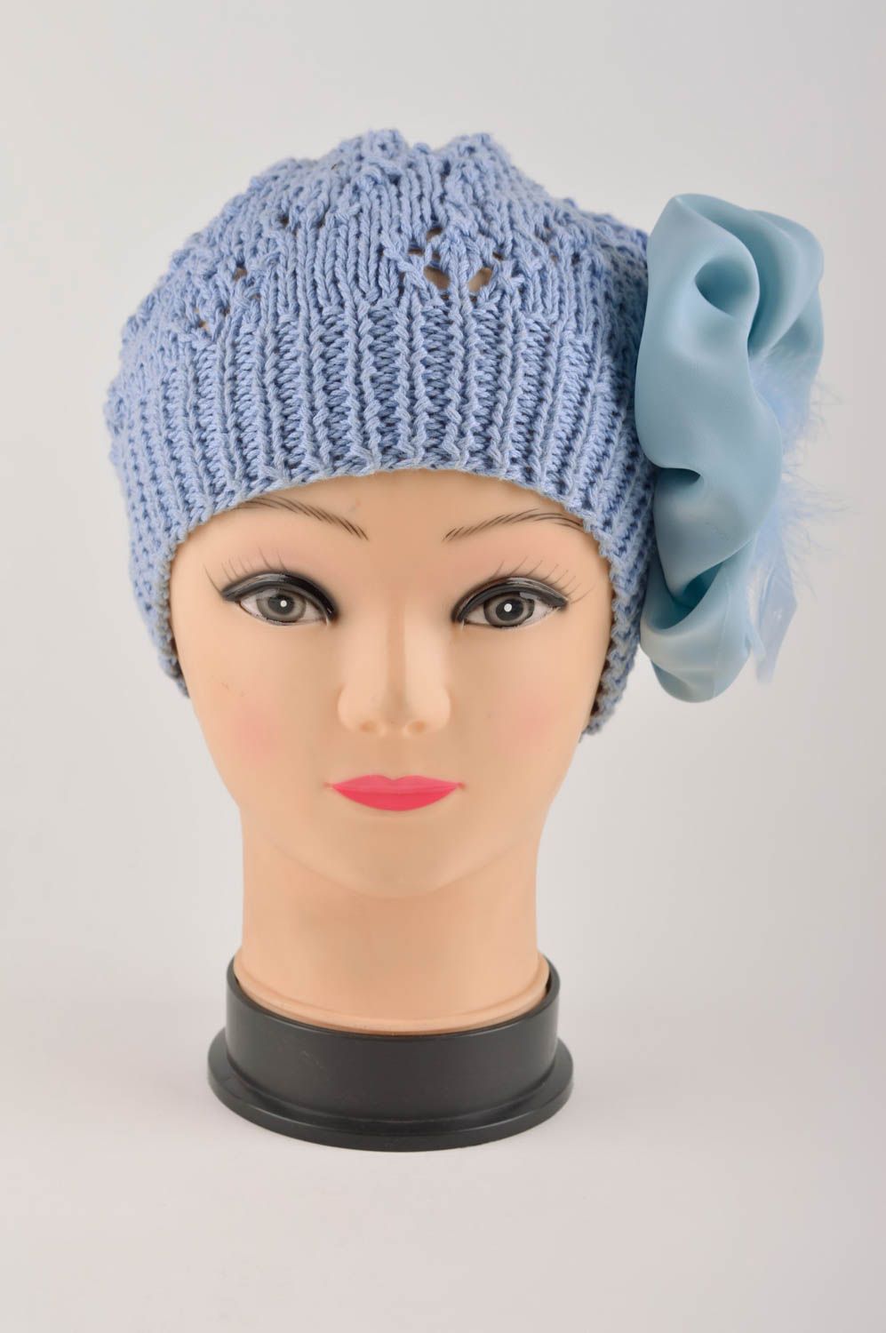 Handmade ladies hat knitted hat designer accessories fashion hats gifts for her photo 3