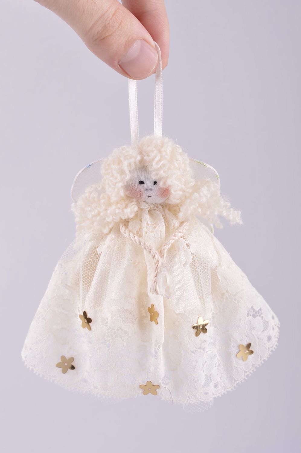 Muñeca de trapo artesanal decoración de cuarto para niños regalo original foto 5