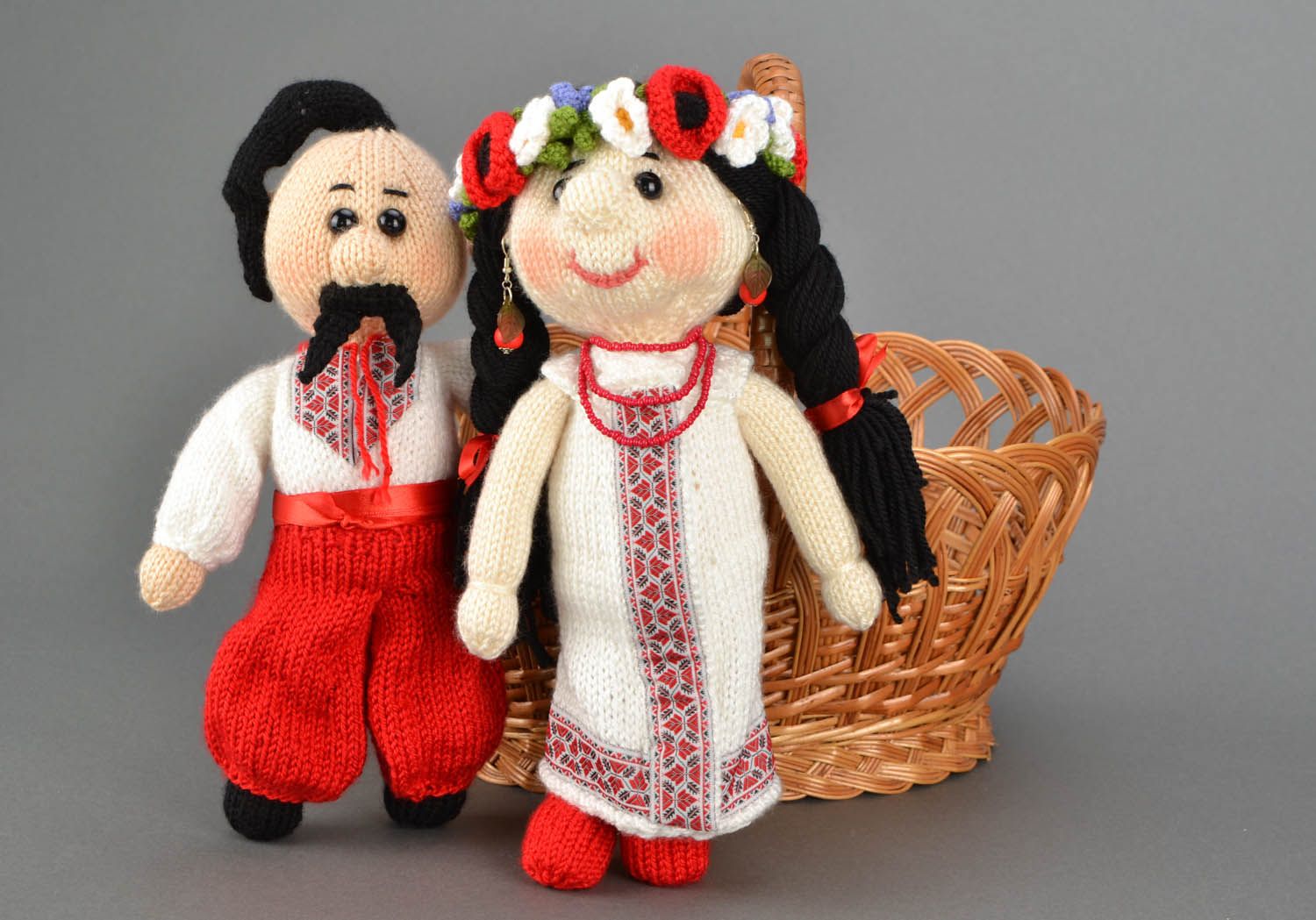 Muñeca tejida de autor Ucraniana foto 5