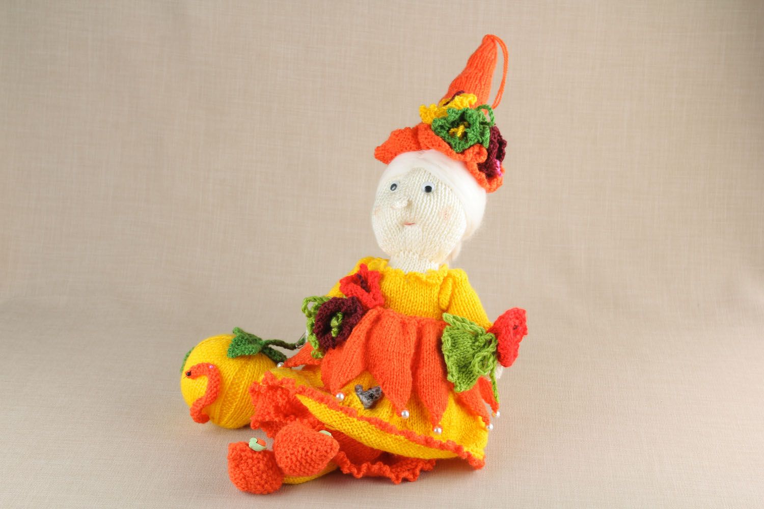 Soft crochet toy Fruit Fairy photo 4