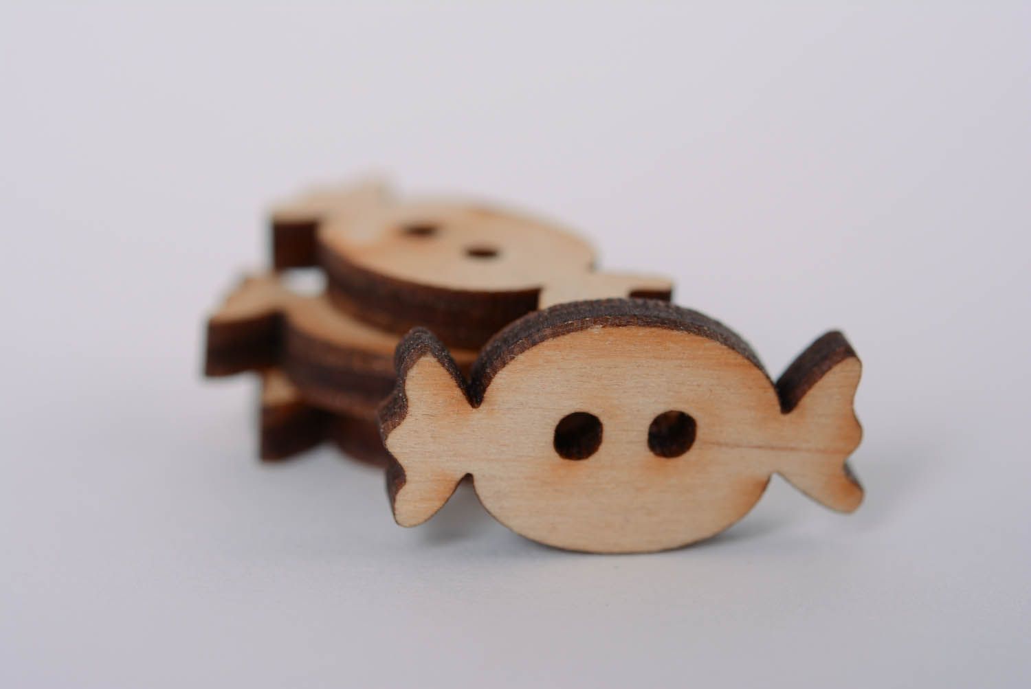 Wooden buttons Candy photo 5