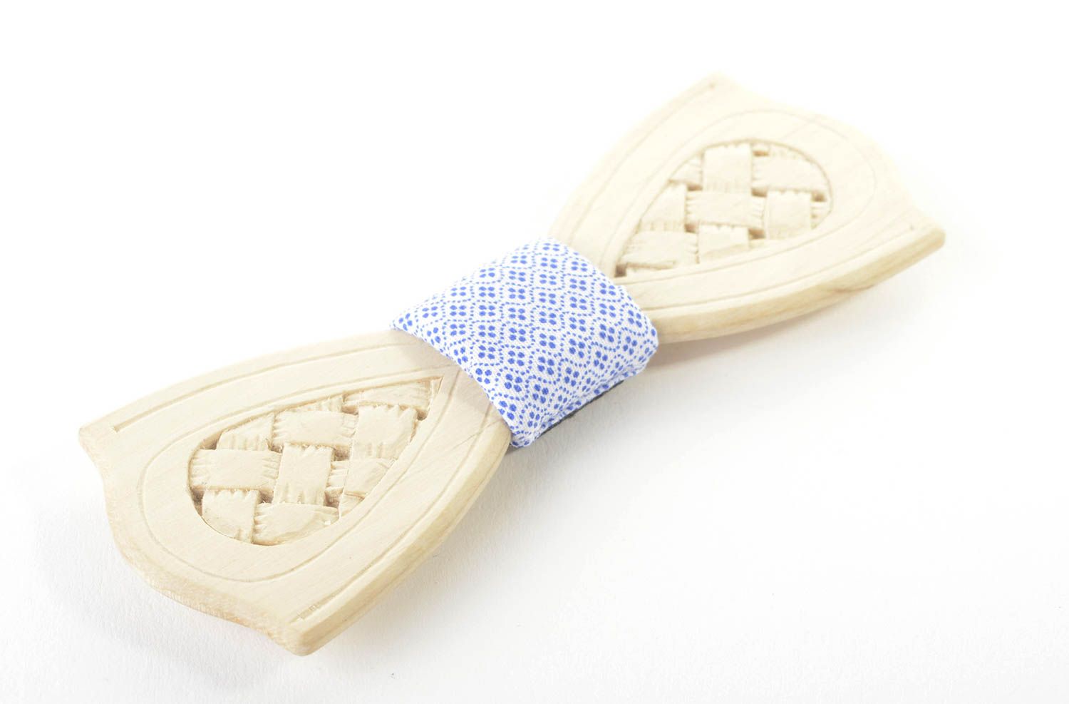 Helle schöne Fliege aus Holz handmade Accessoire für Männer Krawatte Fliege foto 1