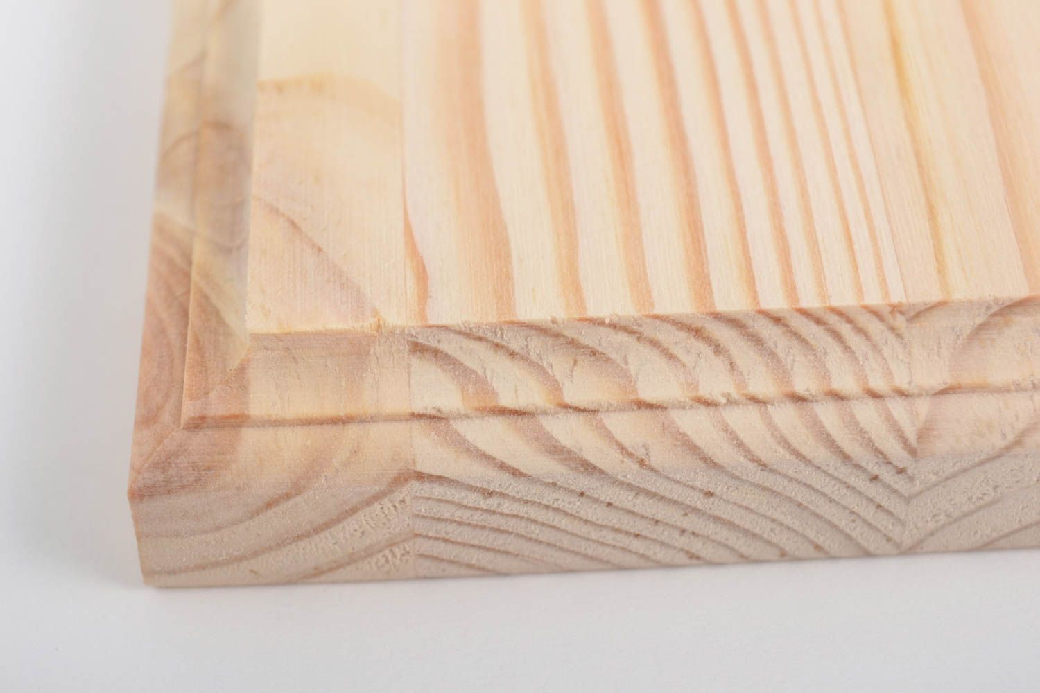Panel rectangular de madera para decoración material para manualidades artesanal foto 3