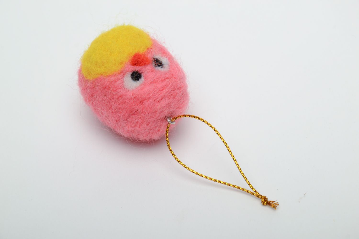 Small felted toy bird photo 3