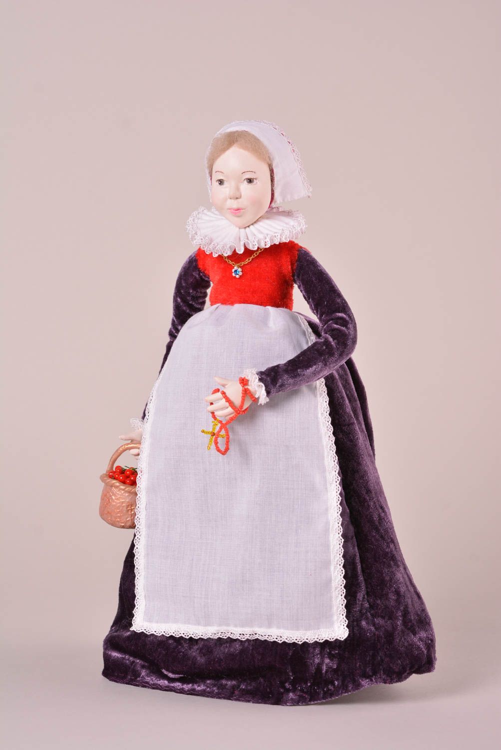 Авторская кукла игрушка ручной работы дизайнерская кукла из пластики и текстиля фото 1