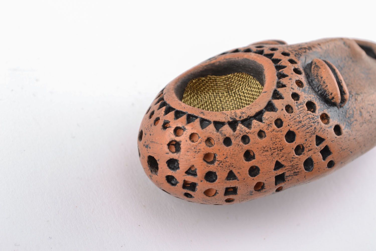 Handmade smoking pipe Mask photo 3