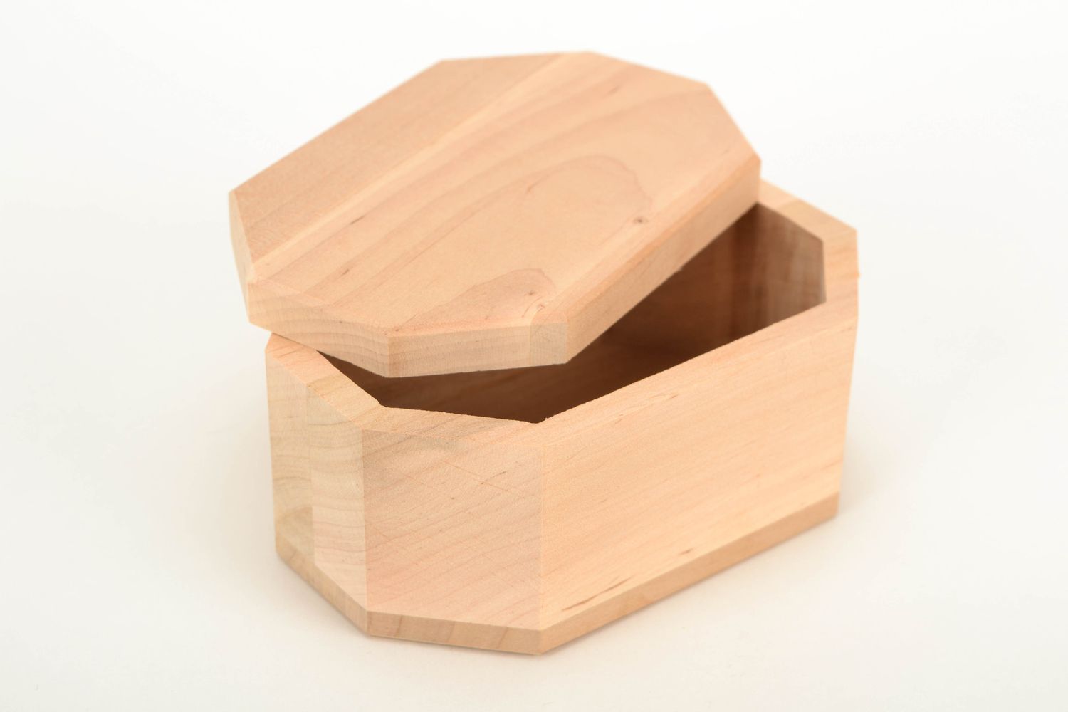 Wooden craft blank for jewelry box photo 3